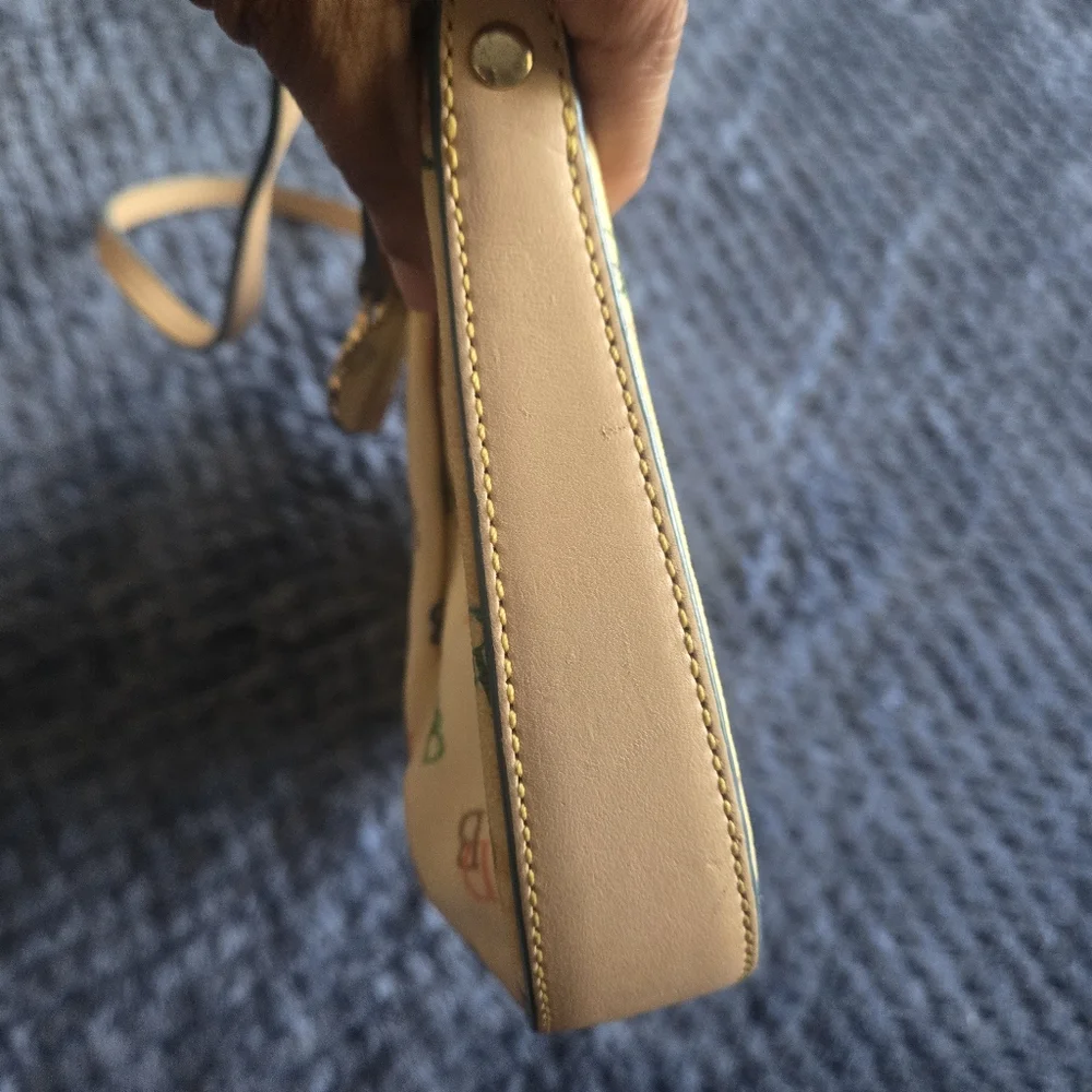 Dooney & Bourke Vintage Multicolor Logo Shoulder Bag